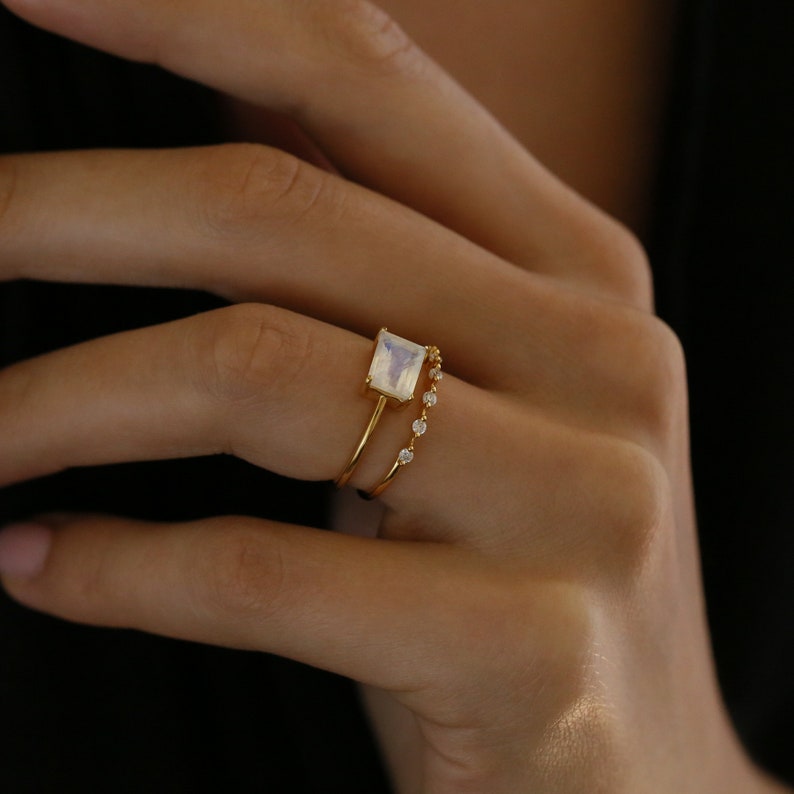 Ultra Thin Floating Eternity Band in Gold Vermeil or Rhodium Etsy Canada