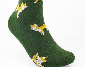 Shiba Inu Sock | cozy fun socks, cool design, gift ideaidea