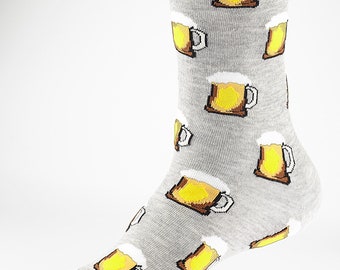 Chaussette de bière | chaussettes amusantes et confortables, design cool, idée cadeau