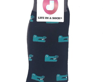 Crocodile Sock | cozy fun socks, cool design, gift idea