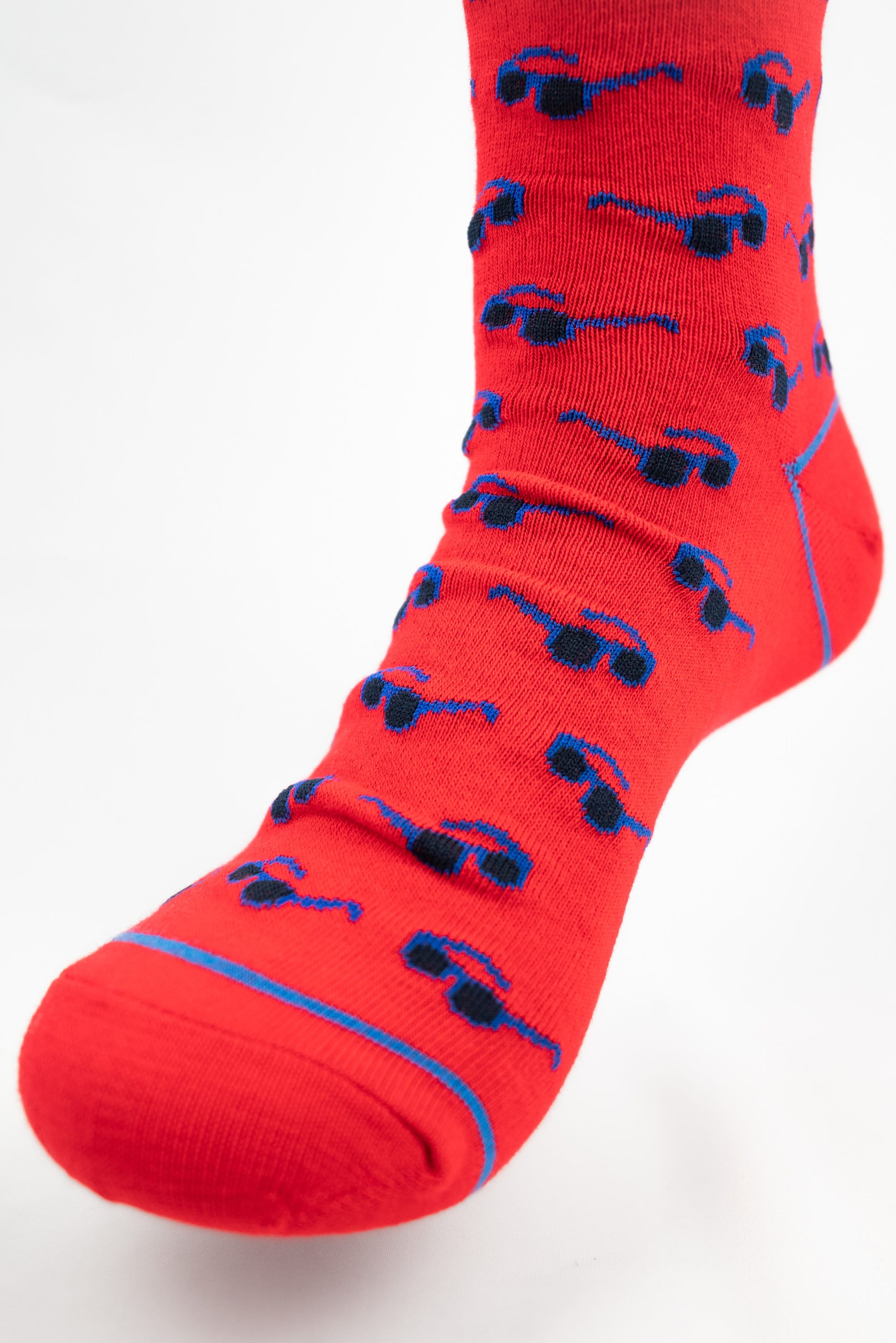 Chaussettes Fun Lifeinasock® Avec Motifs Lunettes - 100% Coton - Taille Cheville - Cadeau Original