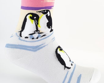 Penguin Sock | cozy fun socks, cool design, gift idea