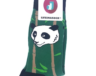 Chaussette Panda | chaussettes amusantes et confortables, design cool, idée cadeau