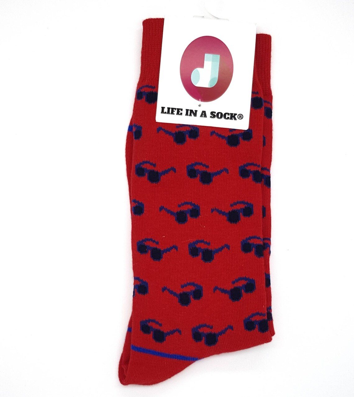 Sunglasses Sock Unisex Cozy Casual Socksfun Design Crazy Etsy