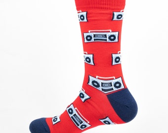 Radio Rock Sock | cozy fun socks, cool design, gift idea
