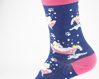 Cat Sock | cozy fun socks, cool design, gift idea