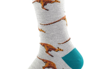 Känguru-Socke | gemütliche lustige Socken, cooles Design, Geschenkidee