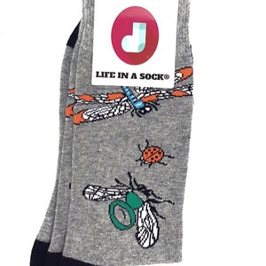Lieveheersbeestje Sok | gezellige leuke sokken, cool design, cadeau-idee