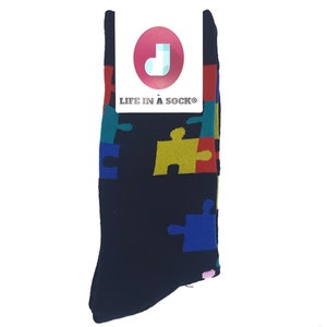 Puzzle Sock | cozy fun socks, cool design, gift idea