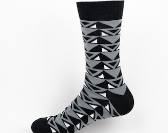 Geometric Sock | cozy fun socks, cool design, gift idea