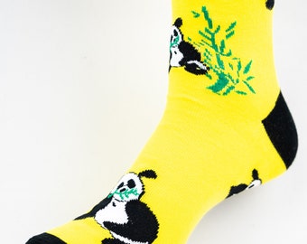 Chaussette Panda | chaussettes amusantes et confortables, design cool, idée cadeau