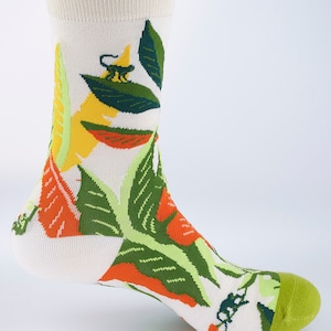 Calcetín de mono | calcetines acogedores y divertidos, diseño moderno, idea de regalo