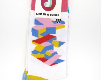 Cube Sock | cozy fun socks, cool design, gift idea