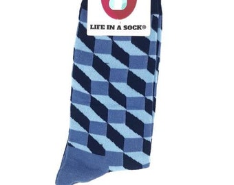 Geometric sock | cozy fun socks, cool design, gift idea