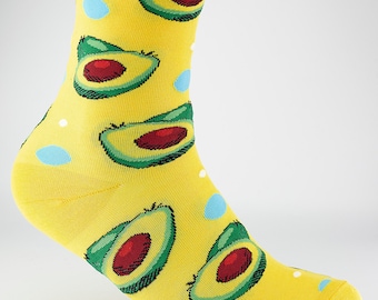 Avocado Sock | cozy fun socks, cool design, gift idea