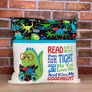 Dinosaur Reading Pillow