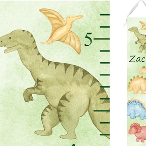 Dinosaur Growth Chart - Personalized Height Chart Ruler