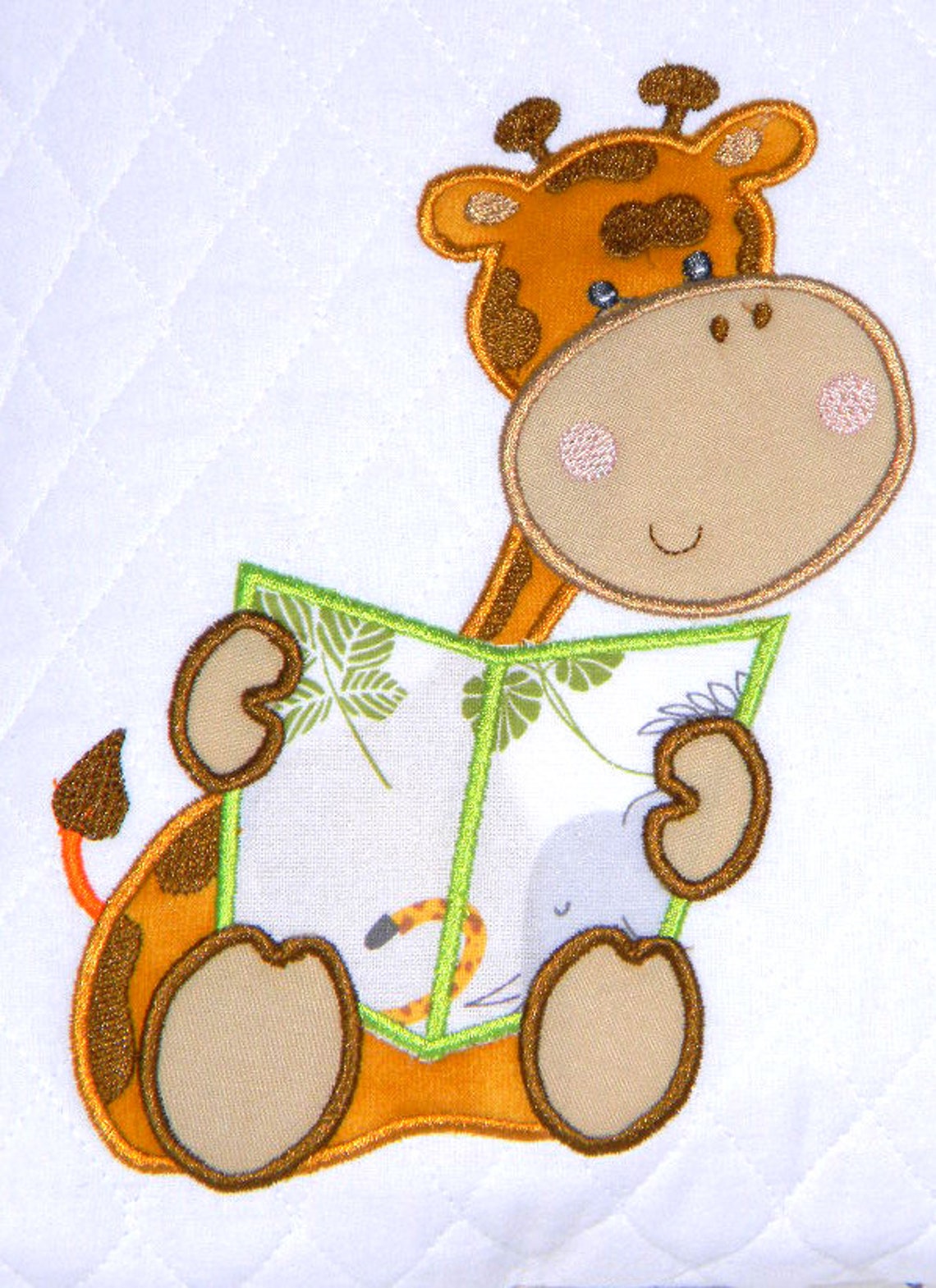 Personalized Giraffe Reading Pillow Etsy