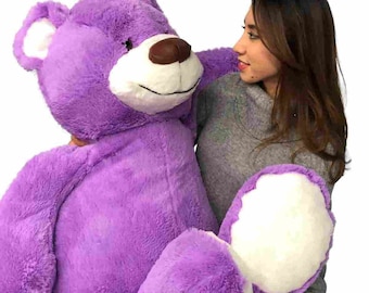 Huge purple teddy outlet bear