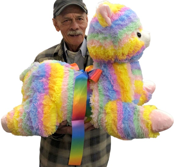 Llama deals rainbow plush