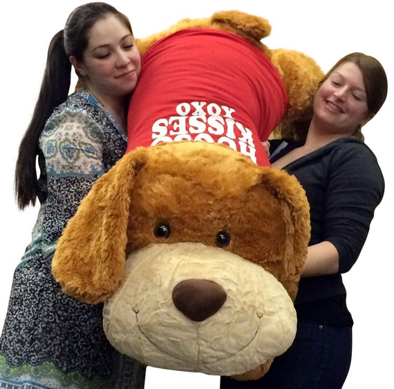 big stuffed animal dog
