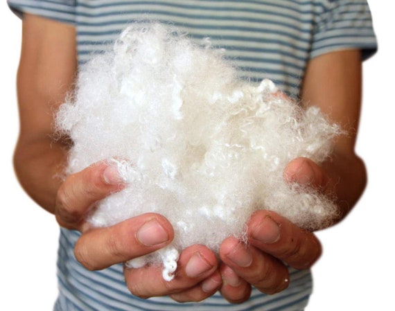 Big Plush 8 Ounces Premium Polyester Fiber White Fiberfill Stuffing Moderately