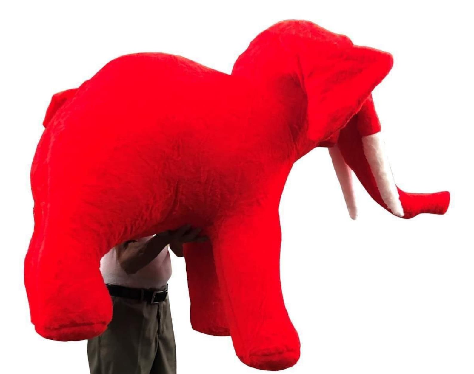 Big Plush® American Made Giant Stuffed Red Elephant 48 Inch Etsy