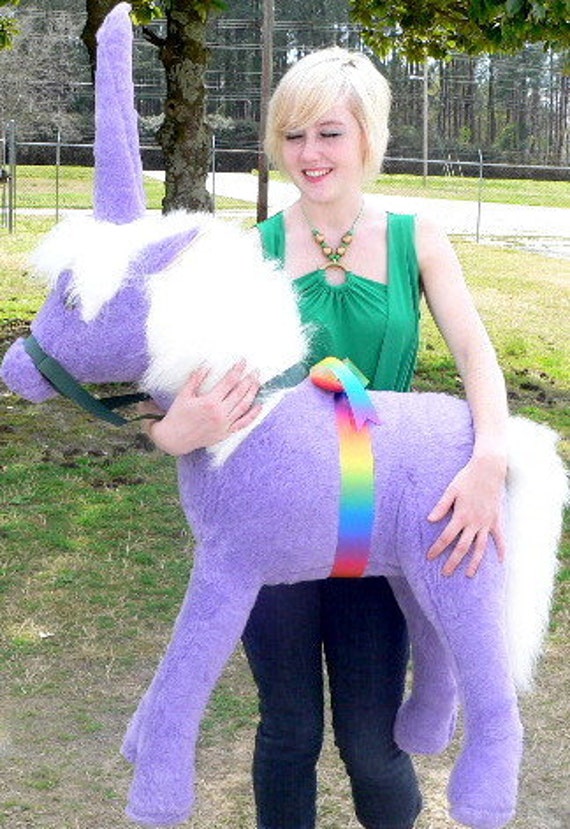 American Made Giant Stuffed Unicorn 36 Inch Soft Purple Made in USA America Etsy Canada