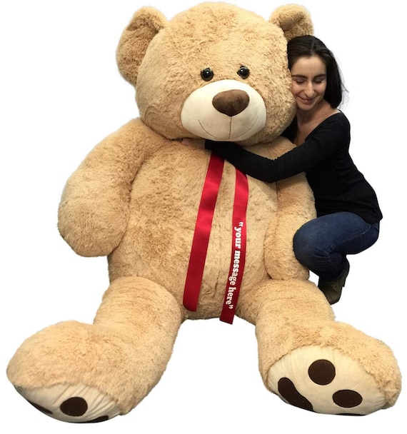 Grand ours en peluche personnalisable JOHN