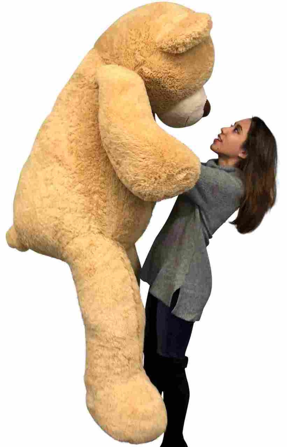 Big Plush Giant 6 Foot Teddy Bear Six Feet Tall 72 Inches 183 Etsy