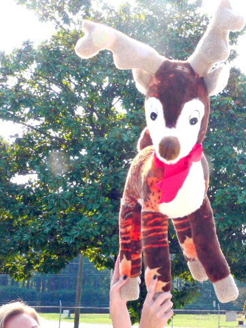 American Made Jumbo Stuffed Reindeer 37 Inch Big Plush Soft | Etsy