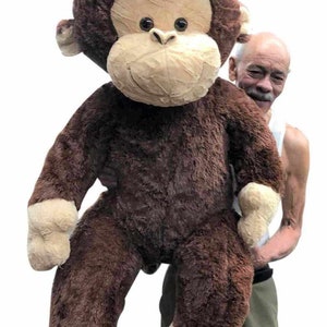 giant stuffed monkey
