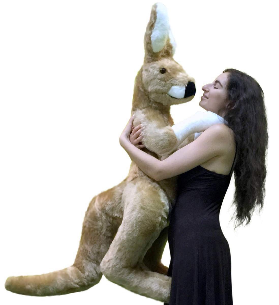 Big kangaroo stuffed animal on sale