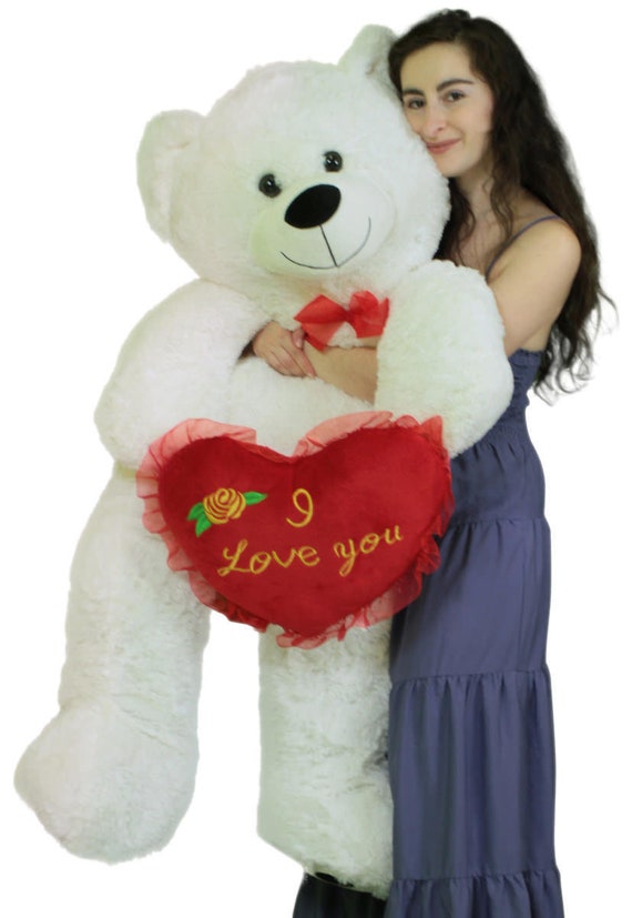 a big teddy bear for valentines day