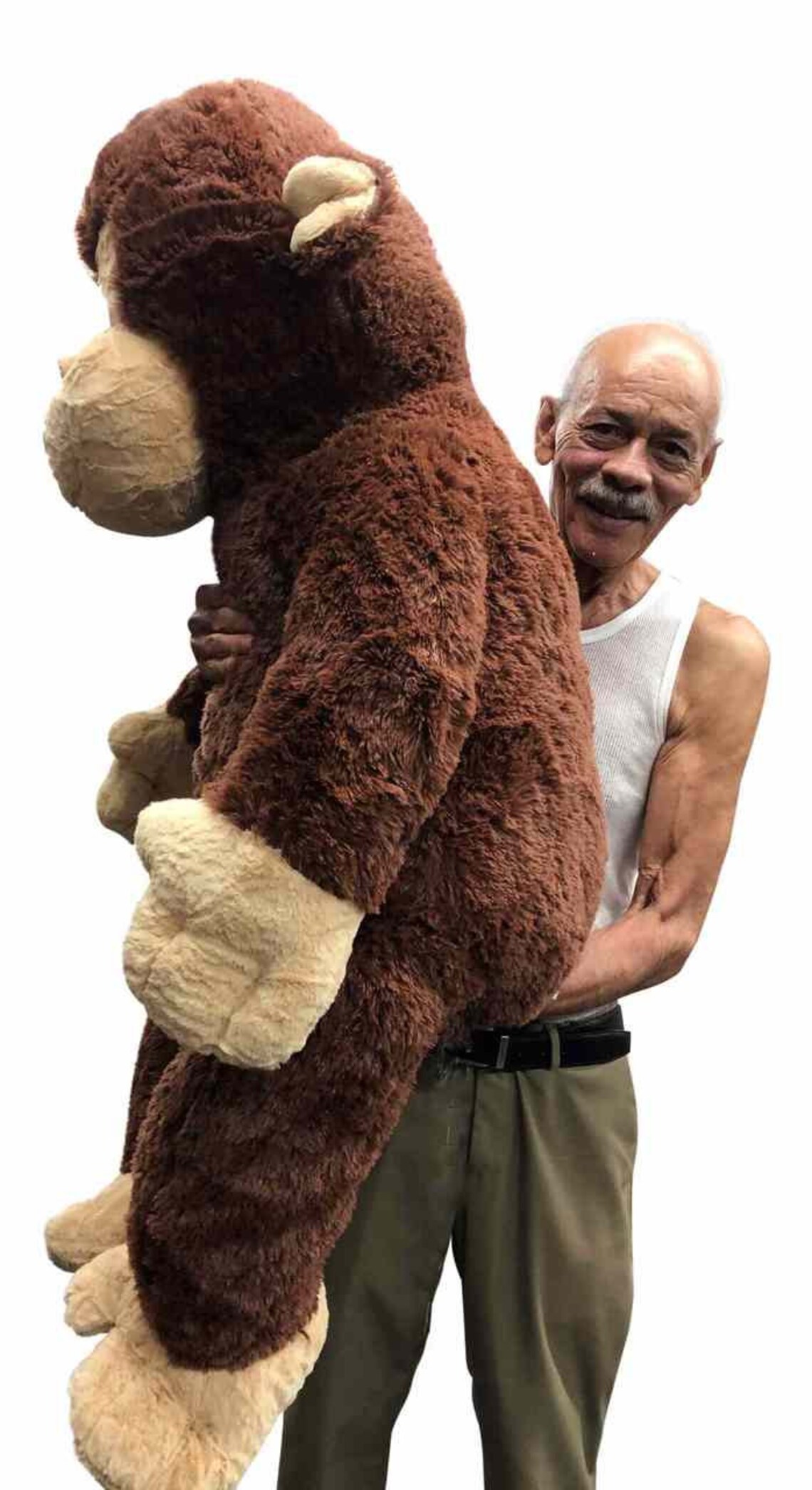 giant stuffed monkey