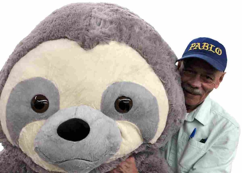 Giant Stuffed Sloth 7 Feet Tall 84 Inches Soft 213 cm Big | Etsy