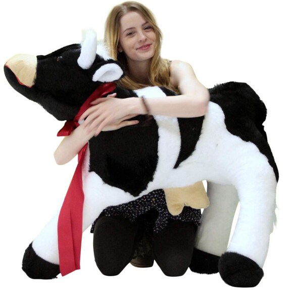 life size stuffed cow