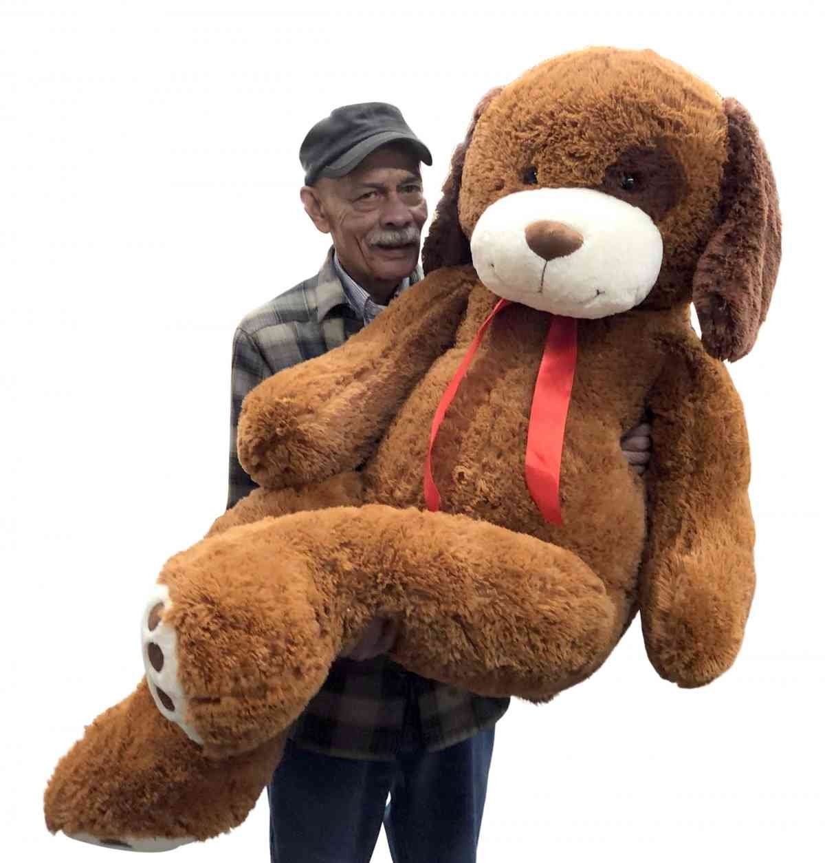 Big stuffed dog on sale