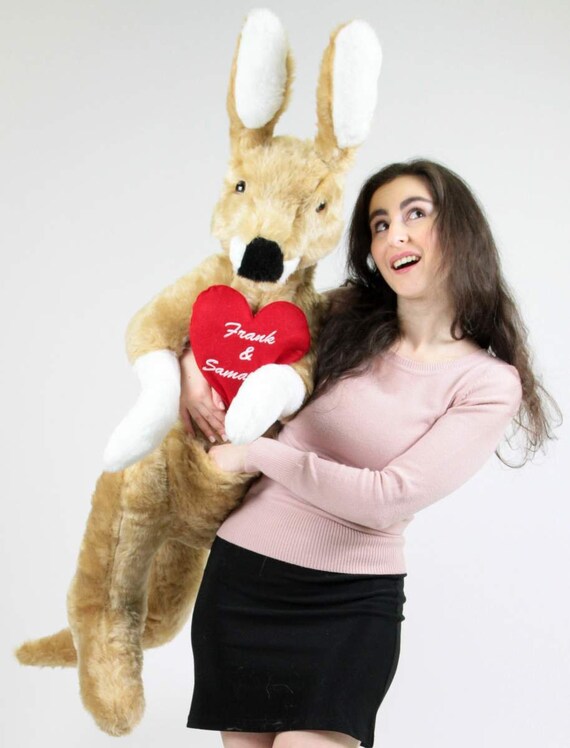 giant stuffed kangaroo