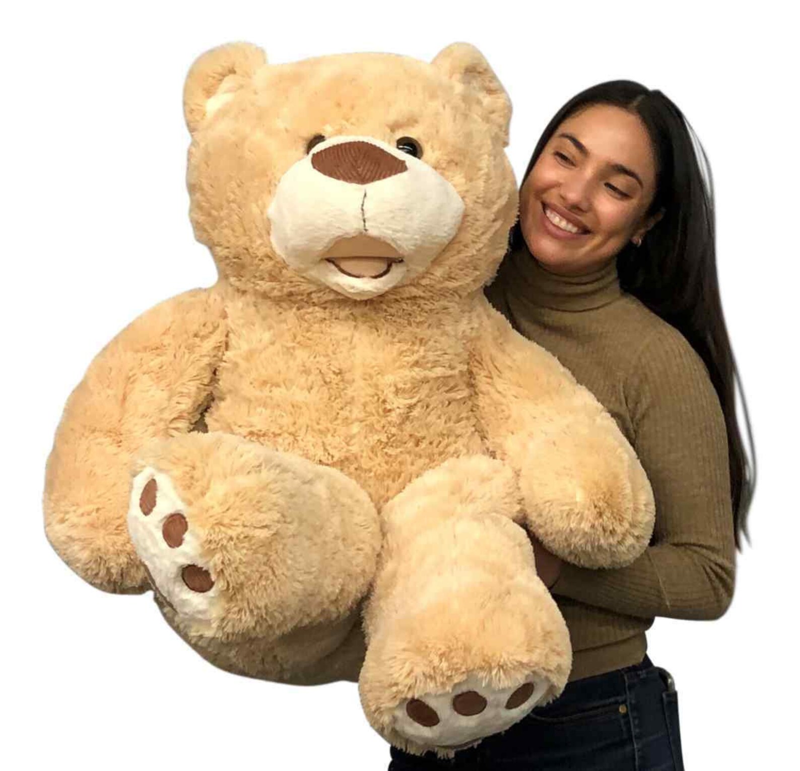 Giant 4 Foot Teddy Bear 48 Inches 122 cm Soft Big Plush Huge Etsy
