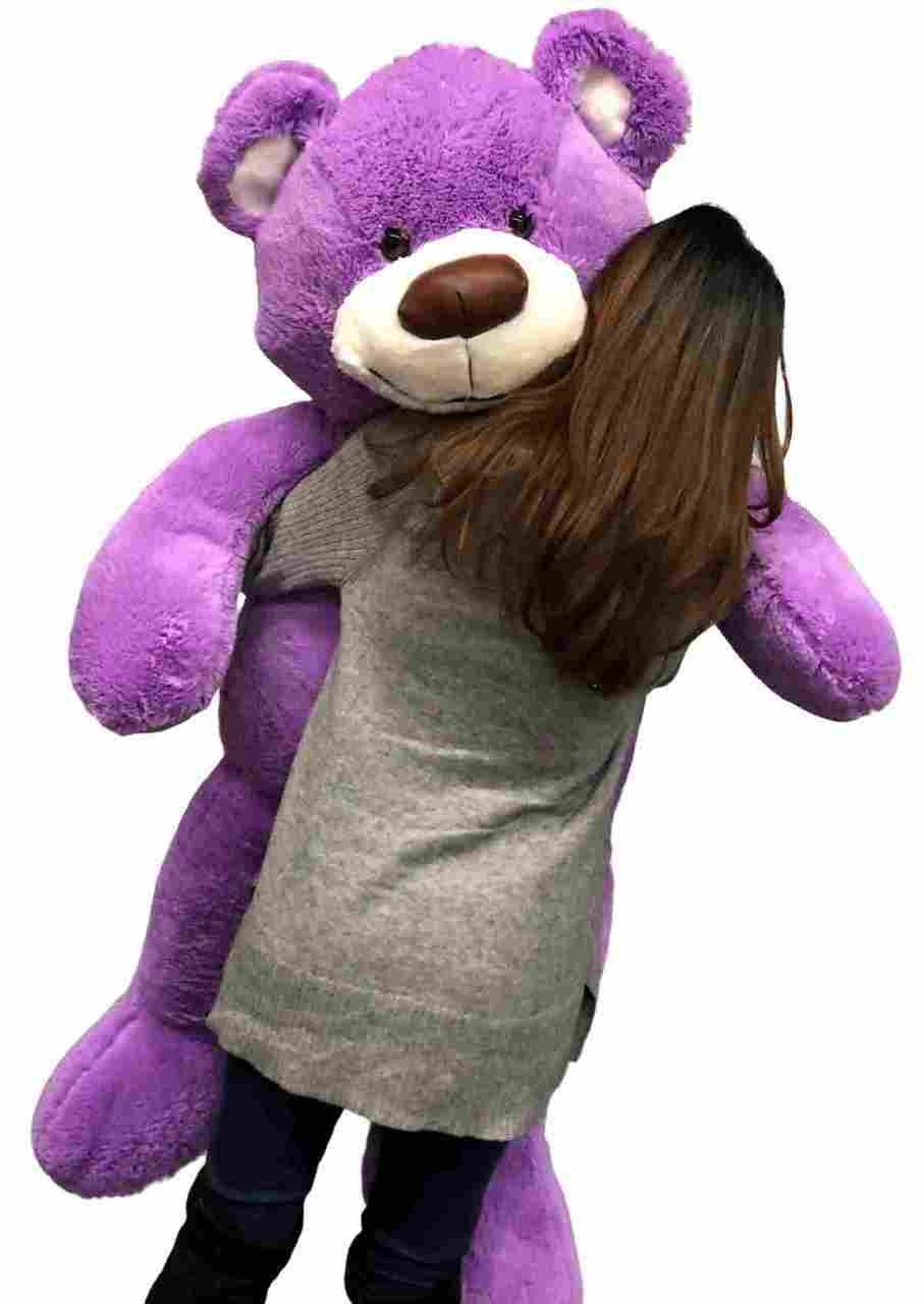 Big Plush 5 Foot Giant Purple Teddy Bear 60 Inches 152 Cm Huge