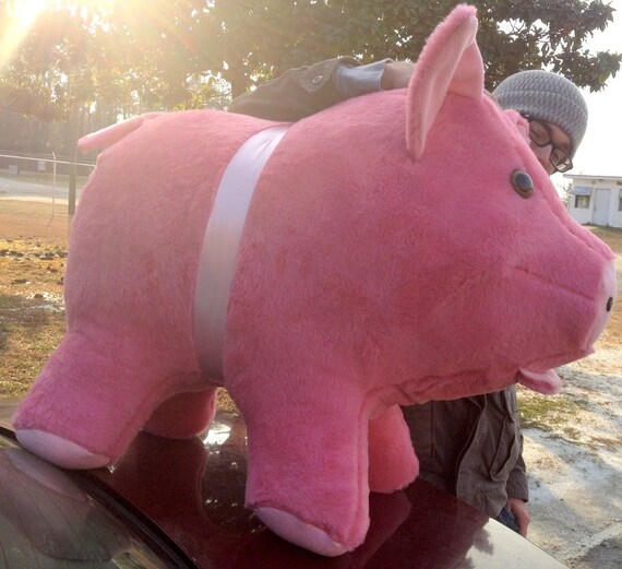 huge pig stuffed animal