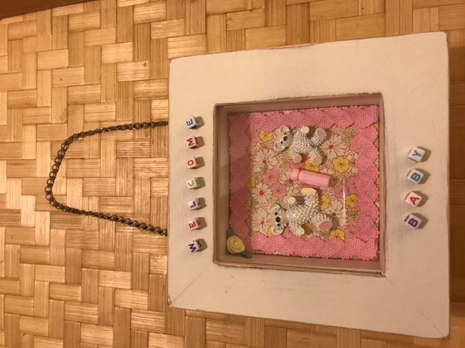 Baby Girl Nursery Shadow Box Etsy UK