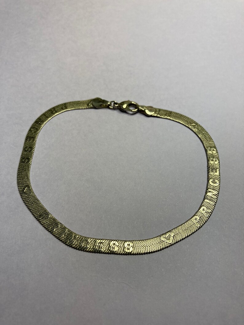 Sterling silver herringbone bracelet or anklet ?