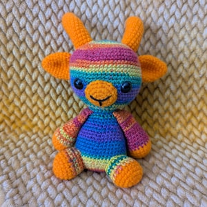 Crochet Goat Plush / Goat Plush / Stuffed Animal Goat / Crochet Goat / Crochet Gift