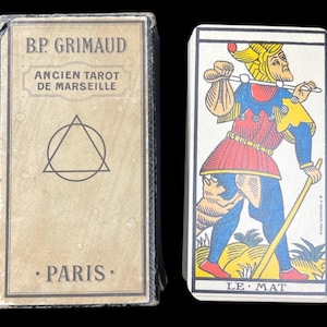 c.1935 Ancien Tarot de Marseille B.P. Grimaud Paris