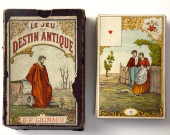 Le Jeu Du Destin Antique - Piatnik Fortune Telling Cards (1986