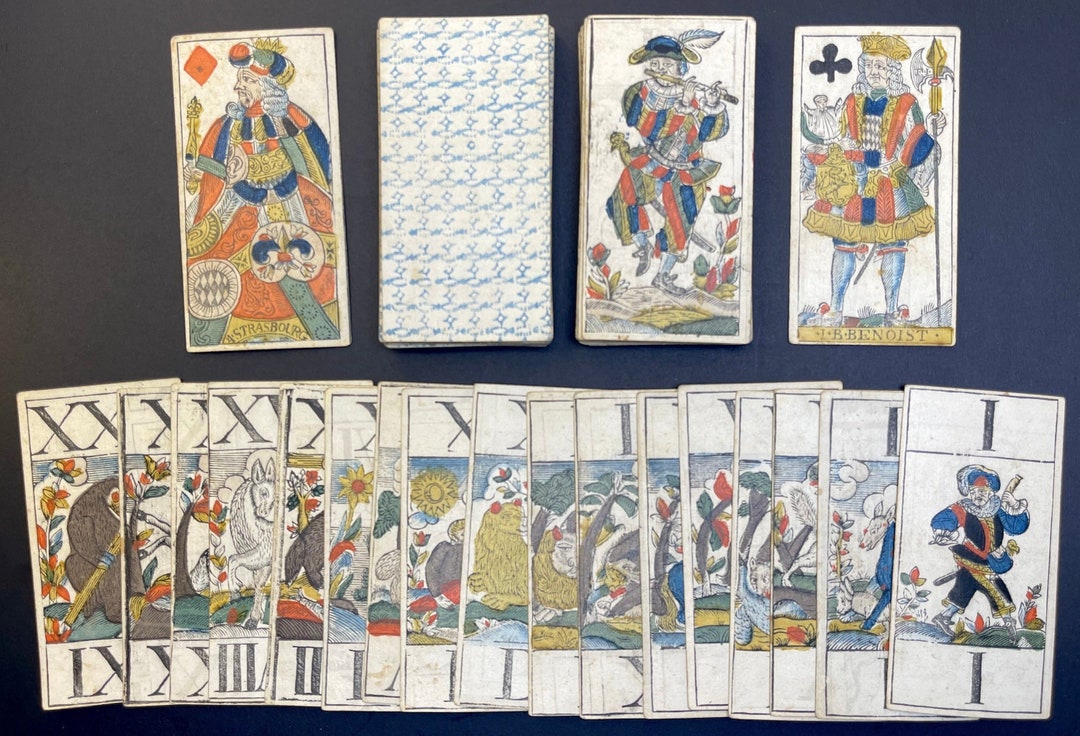 C.1761 Strasbourg Animal Tarot Animalier Tiertarock - Etsy