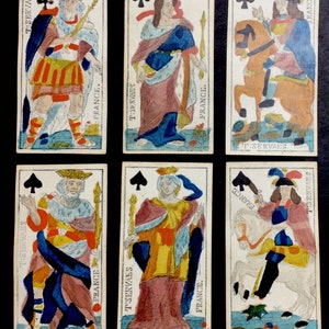 Vers 1800 Tarot belge des animaux T. Servaes 51/78