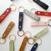 8 colours available | Personalised Keyrings | Monogram with foil | Hand Stamped Gift | Bonbonniere